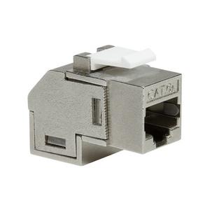 Keystone Verbinder Kat.6A, Klasse EA, geschirmt - 90 Grad gewinkelt NK4025