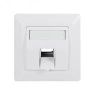 Unterputzdose für Keystone Modul, signalweiß (RAL9003)