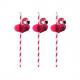 Papier-Trinkhalme "Flamingo", Verpackung 87782