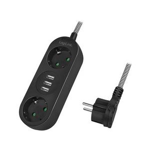 Steckdosenleiste, 2-fach und 3 x USB  LPS262U