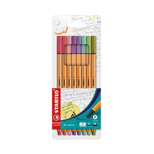 Fineliner point88®, 8er Kartonetui EO88/8-04