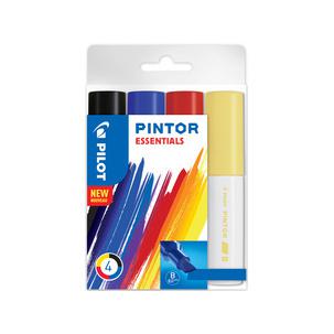 Pigmentmarker PINTOR, broad, 4er Set 537540