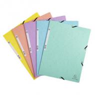 Eckspannermappe Aquarel, farbig sortiert