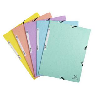 Eckspannermappe Aquarel, farbig sortiert 55533E