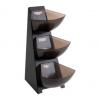 Portionsspender MULTI RACK, 3-stufig, schwarz