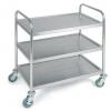 Edelstahl-Servierwagen STEADY, 3 Etagen