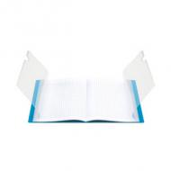 Clairefontaine Cahier piqué Koverbook, 240 x 320 mm, assorti 96 pages, Seys, couverture polypropylne transparent, papier vélin velouté 90 g, fabriqué en Fran  assorti en 9 couleurs, livré en bote prte  vendre en paquet de 30 pices (981401C), Verpackungseinheit:    30 Stück