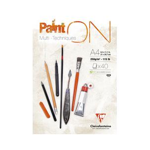 Symbolbild: Künstlerblock PaintON Weiß 96538C