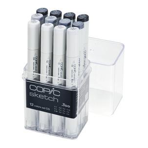Marker sketch, 12er Set "Grautöne Cold Grey" 21075151