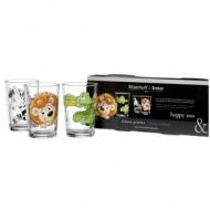Trinkglas HAPPY ZOO, 3er Set