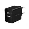 USB-Steckdosenadapter schwarz