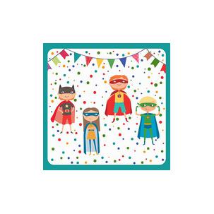 Motiv-Serviette "Superhero" 87730