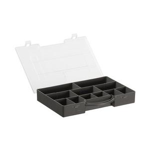 Sortimentskasten HOBBY BOX SMALL, grau - offen 12090806