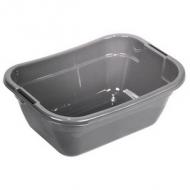 Wäschekorb LAUNDRY BASKET, silber