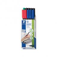 Permanent-Marker Lumocolor 318F, 10er Faltschachtel