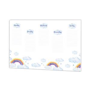 Papier-Schreibunterlage "Rainbow" 46659