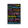 Geburtstagskarte "Wishes 2"