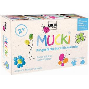 Fingerfarbe "MUCKI", Set "Fingerfarbe für Glückskinder"  23050