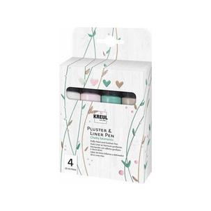 Pluster & Liner Pen, 4er-Set Chalky Moments 49831