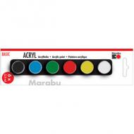 Acrylfarben-Set BASIC, 6er Set
