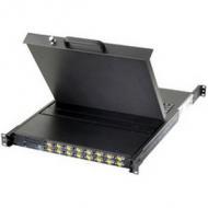19" Konsole mit 16 Port KVM Switch