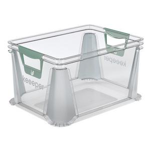 Aufbewahrungsbox Euro-Box "luis", transparent 1006600100000