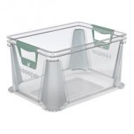 Aufbewahrungsbox Euro-Box "luis", transparent
