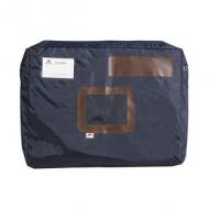Banktasche "POCSOU", mit Dehnfalte, blau