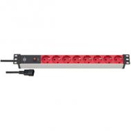 19" Steckdosenleiste Alu-Line, 8-fach