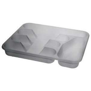 Besteckkasten, 5 Fächer - silber 13940803