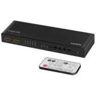 4K/60Hz HDMI Matrix Switch (4x2) mit Audio-Extraktor, Downscaler