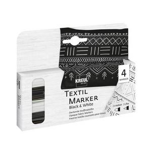 Textilmarker Opak, Black & White 4er-Set 92751
