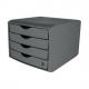 Schubladenbox "the green chameleon", schwarz H6429525