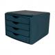 Schubladenbox "the green chameleon", schwarz H6429534