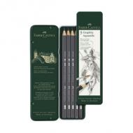 Bleistift GRAPHITE AQUARELLE, 5er Etui