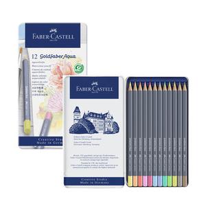 Aquarellstifte GOLDFABER Pastellfarben, Metalletui 114622