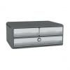 Schubladenbox MoovUp Secure, 3 Schübe, grau