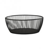 Brot- und Obstkorb SVART, schwarz