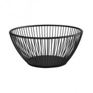 Brot- und Obstkorb SVART, schwarz