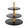 Naturschiefer-Etagere, 3-stufig