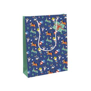 Geschenktüte "Heros" blau, mittel 28782-2C