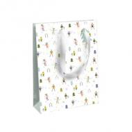 Weihnachts-Geschenktüte "Schnee", mittel