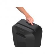 Fellowes Aktenvernichter Powershred LX25M, schwarz Partikelschnitt: 4 x 12 mm, Schnittleistung: 6 Blatt, Auffangvolumen: 11,5 Liter, Arbeitsbreite: 222 mm, Sicherheitsstufe: P-4 / T-4, vernichtet Kreditkarten / Heft- & Büroklammern, Sicherheits-Stoppschalter, Eurostecker (4400701)