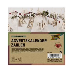 Holz-Adventskalender-Zahlen 2209