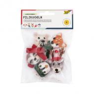 Filzkugeln "Winter Tiere"