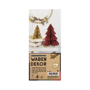 Wabendekor BERRY XMAS TREE, 2er Set 49213