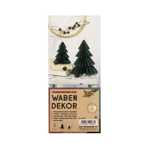 Wabendekor CLASSIC XMAS TREE, 2er Set 49211