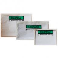 GPV Pochettes porte-documents en papier, (L)120 x (P)228 mm en papier cristal recyclable, transparent, 35 g / m2, verso auto-adhésif, avec impression "DOCUMENTS CI-INCLUS", dimensions intérieures: 114 x 222 mm contenu: 100 pices (9891)