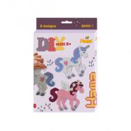 Bügelperlen midi "Traumpferde", Geschenkpackung