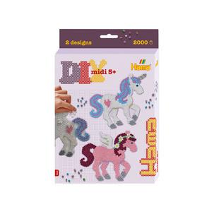 Bügelperlen midi "Traumpferde", Geschenkpackung 3448